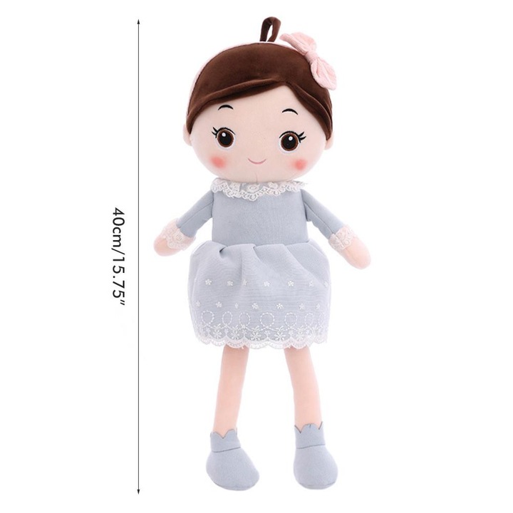 Papusa de plus 40cm, stil dragut, moale
