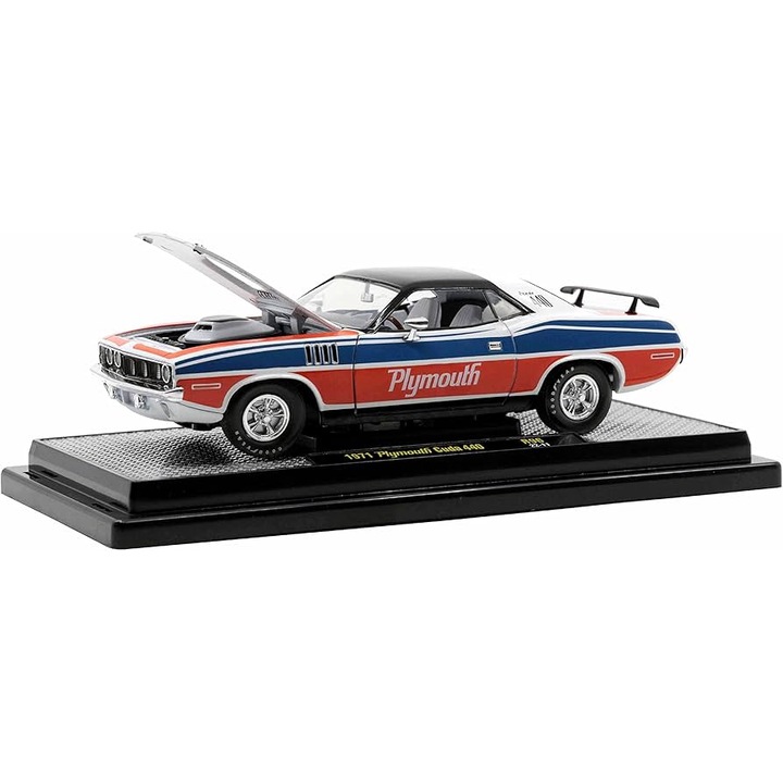 Macheta auto Plymouth Cuda 440 1971 1/24 M2 Machines