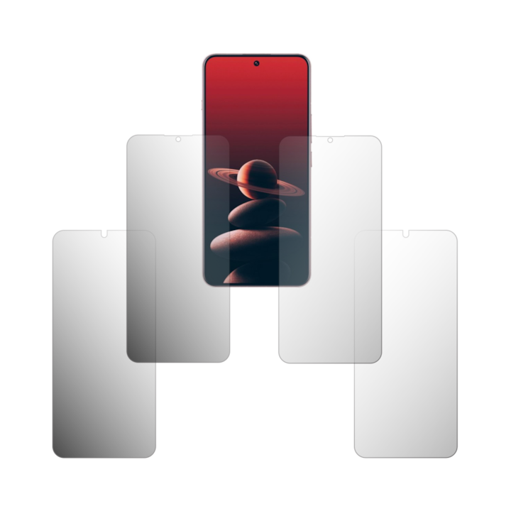 4 db Folie24 képernyővédő fólia, OnePlus 13-hoz, 2X Ultra-Clear + 2X matt, teljes kijelzős lefedettség és tokbarát, öntapadó, rugalmas, önregenerálódással
