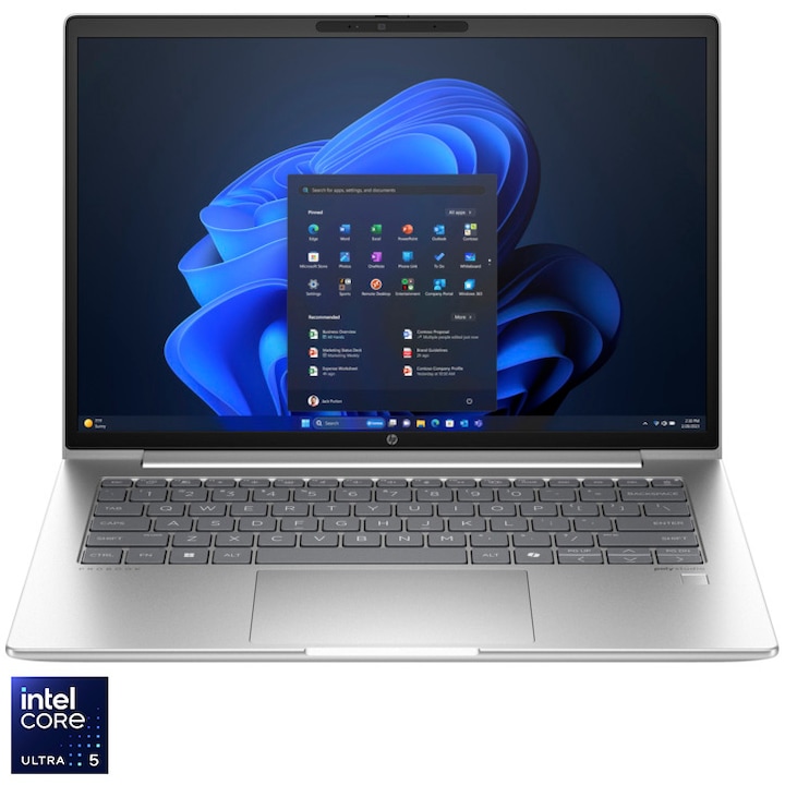Лаптоп HP ProBook 440 G11, Intel® Core™ Ultra 5 125U, 14", WUXGA, IPS, 16GB DDR5, 512GB SSD, Intel® Graphics, Windows 11 Pro, Silver