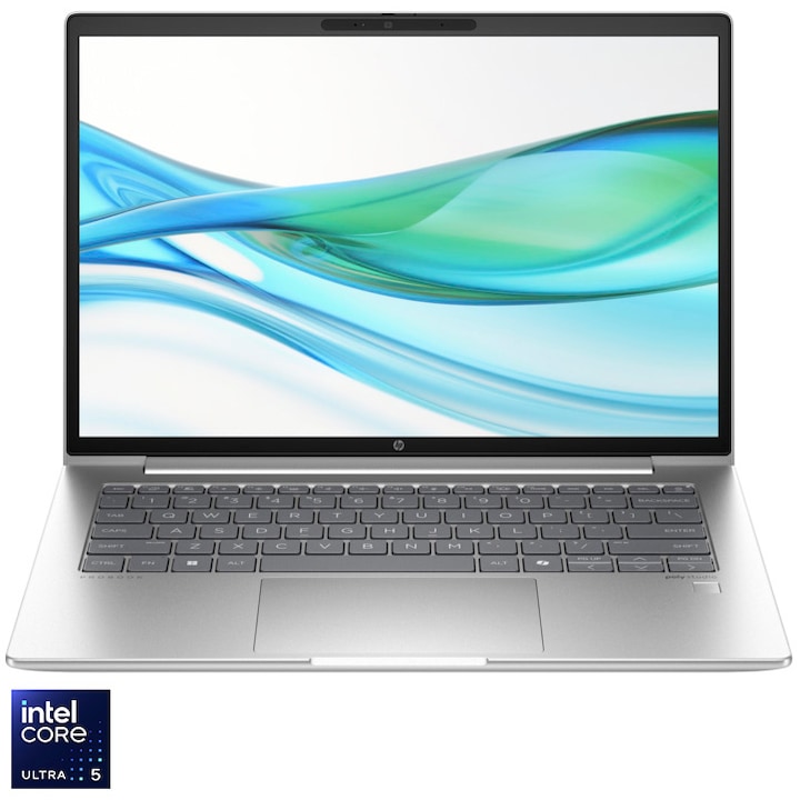 HP ProBook 440 G11 laptop, Intel® Core™ Ultra 5 125U processzor, 14", WUXGA, IPS, 16 GB DDR5, 512 GB SSD, Intel® Graphics 64GB, FreeDOS, Ezüst