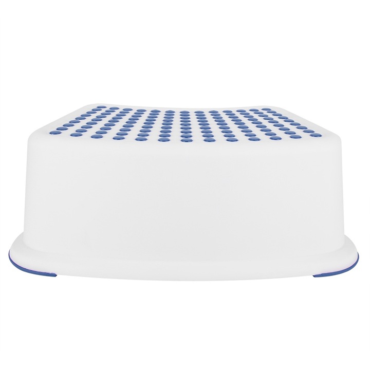 Стъпка за баня за деца и бременни, Неплъзгаща се, синя