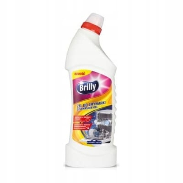 Detergent universal Brilly, 750 ml, pentru masina de spalat vase, concentrat, eficient, transparent