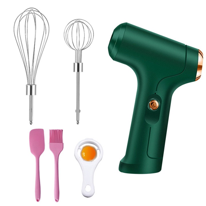 Tel de oua electric Enforose, mini, fara fir, design compact, usor de curatat