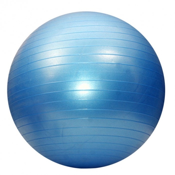 Minge de aerobic albastra pentru sala 75cm Dayu Fitness