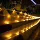 Instalatie de Craciun tip Furtun luminos Led, 1200 Leduri, Alb Cald, 50 m, alimentator inclus