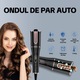 Ondulator automat, acoperire ceramica, protectie premium, potrivit pentru orice lungime si tip de par, control precis al temperaturii, incalzire rapida, cu 2 directii de rotatie, ecran LCD, temperatura reglabila pana la 220°, negru
