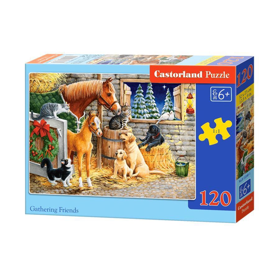 Puzzle Castorland, Prietenii necuvantatori, 120 piese