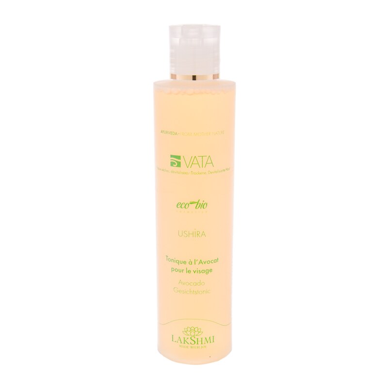 Lotiune tonica cu avocado, Lakshmi, 200 ml, pentru pielea uscata, deshidratata si lipsita de tonus