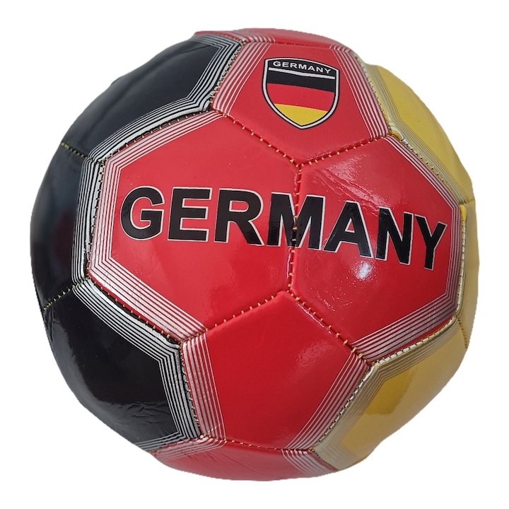 Minge fotbal Germania, cu plasa inclusa si ac umflare, OEM nr.5, 260 grame/bucata