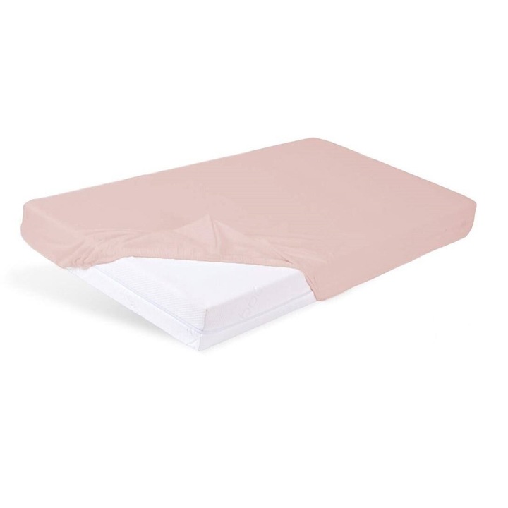 Чаршаф, С ластик, Мултитекс, Бамбук, Бамбук 15, 60 x 120 см, За 1 човек, Оранжев