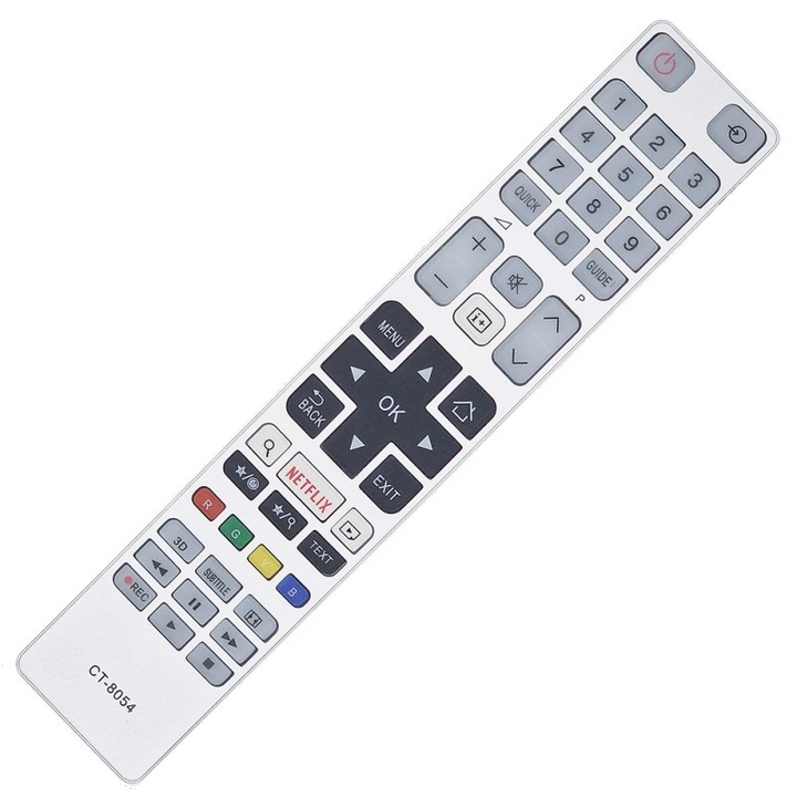 Telecomanda pentru Televizor, Compatibila cu TOSHIBA, CT-8054, Gri, Pentzone