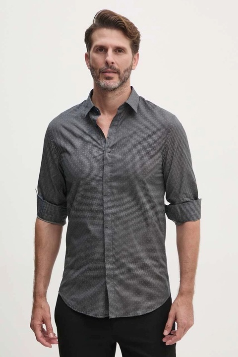 Armani Exchange férfi ing 6DZC25, Szürke, L