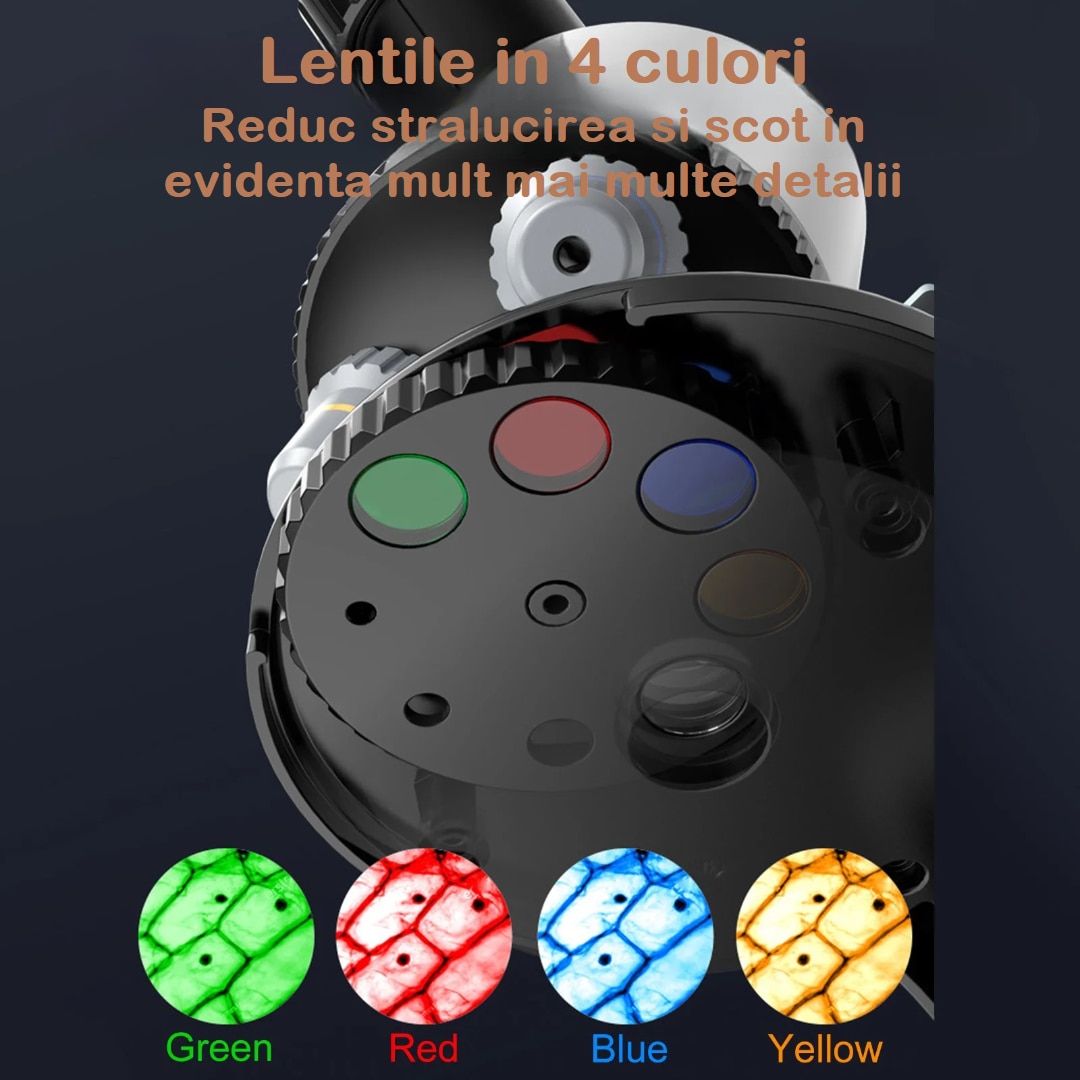 Set Microscop pentru Copii Multifunctional si Educativ