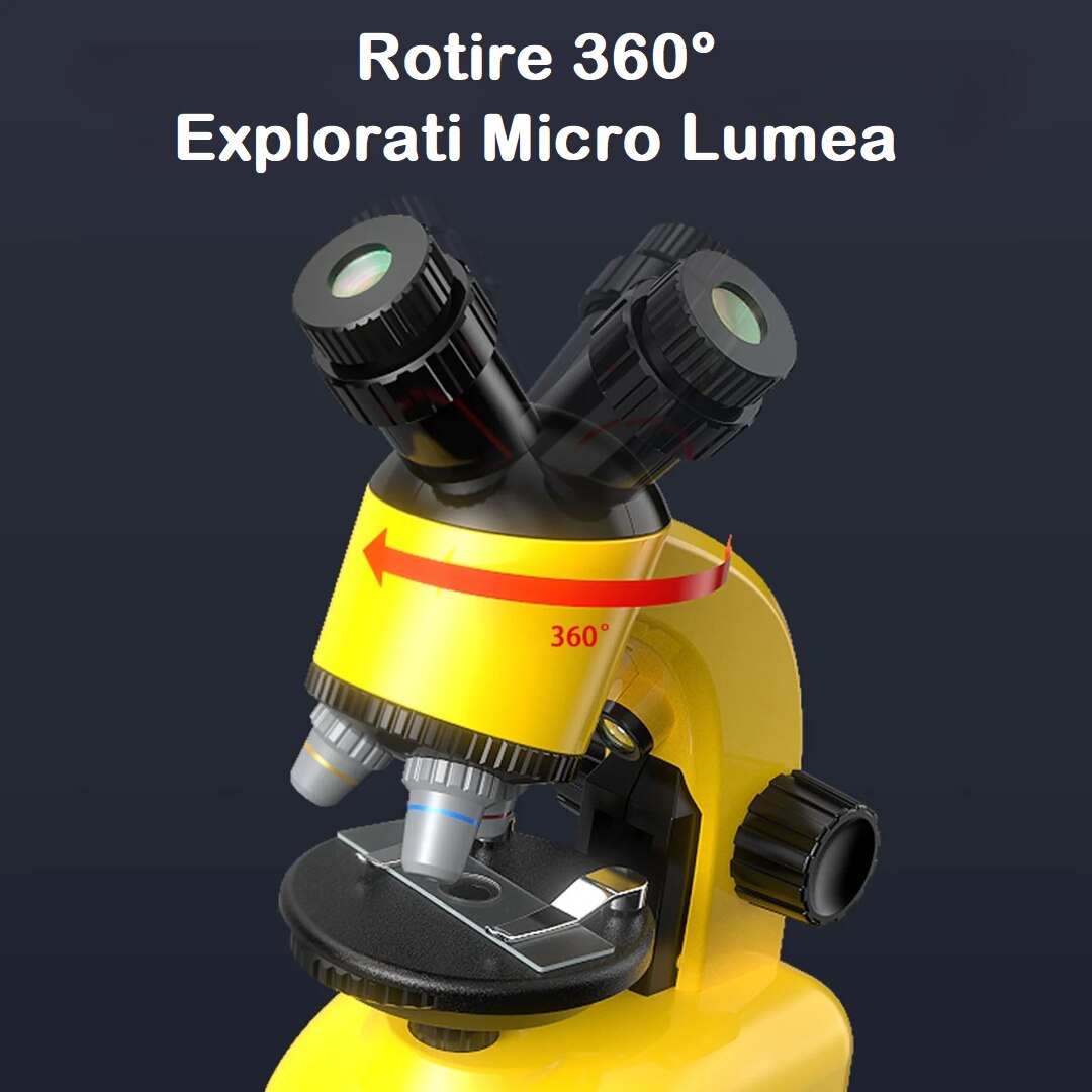 Set Microscop pentru Copii Multifunctional si Educativ