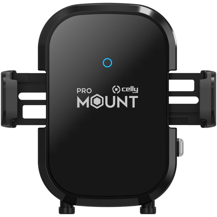 Поставка за автомобил Celly, За Вентилация/Предно стъкло/Табло с безжично зареждане, 15W