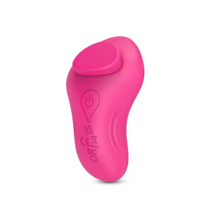 Vibrátor, 9 rezgésmód, szilikon, 10cm, rózsaszín