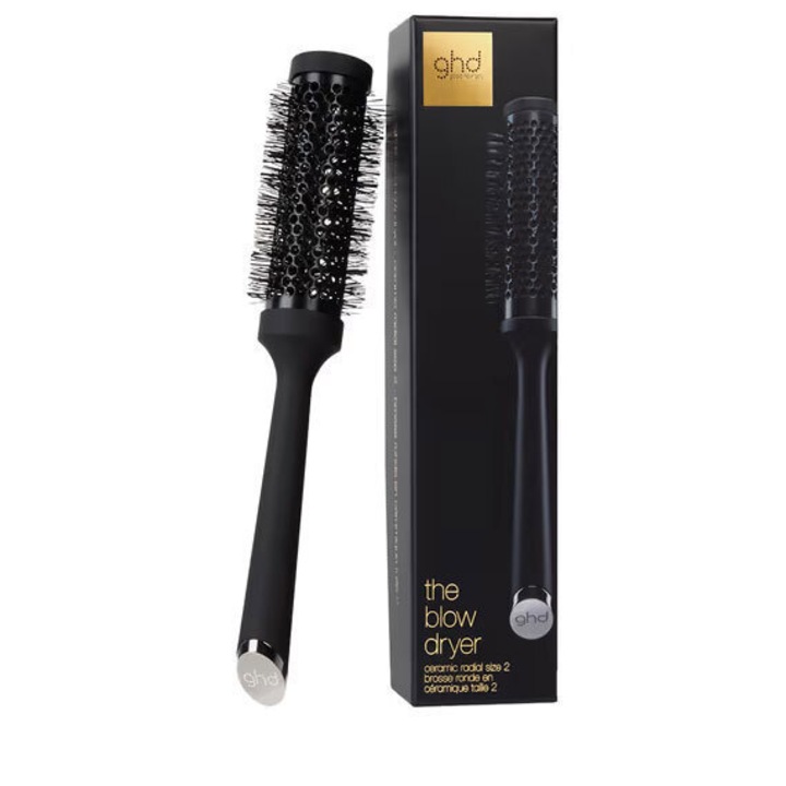 Perie ceramica, GHD The Blow Dryer, 35mm, Size 2, Negru