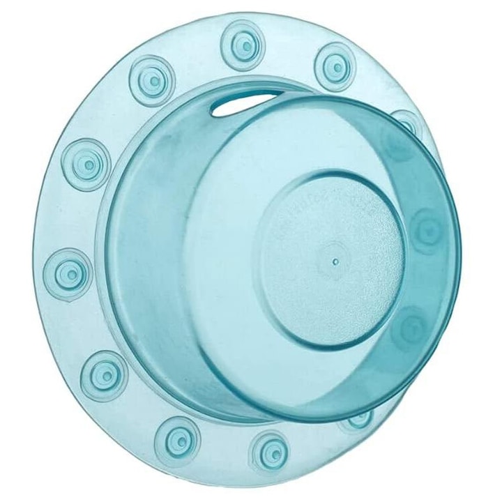 Capac de scurgere de preaplin pentru cada, Accesorii pentru baie si spa, Bloc de scurgere, dop de apa, 6" diametru, albastru