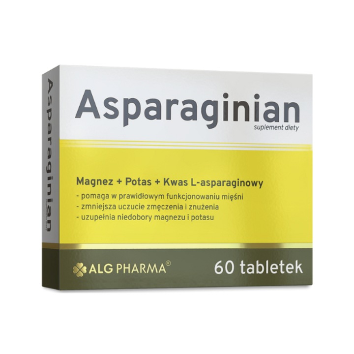 Alg Pharma Asparaginian, étrend-kiegészítő, 60 tabletta, magnézium, kálium