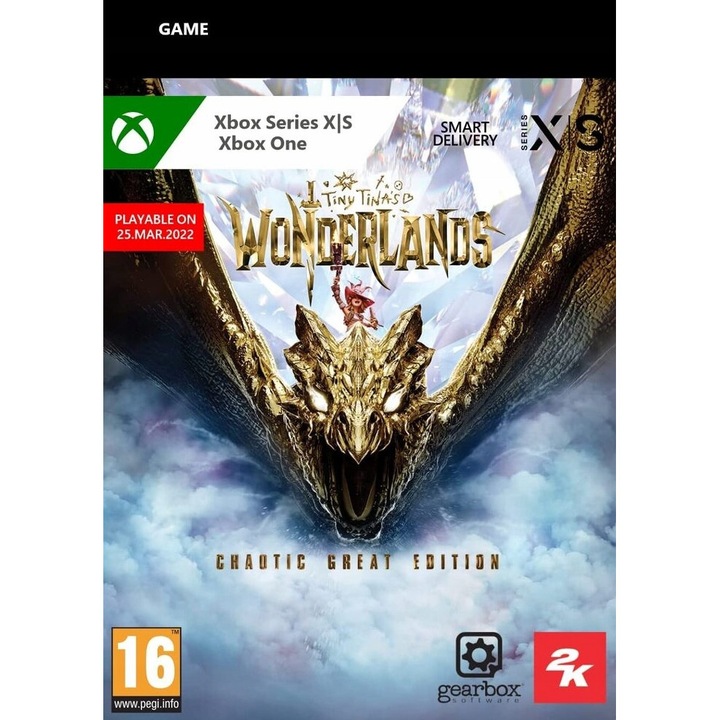 Licenta Joc Tiny Tina's Wonderlands Chaotic Great Xbox On/X/S Key (Cod Activare Instant)