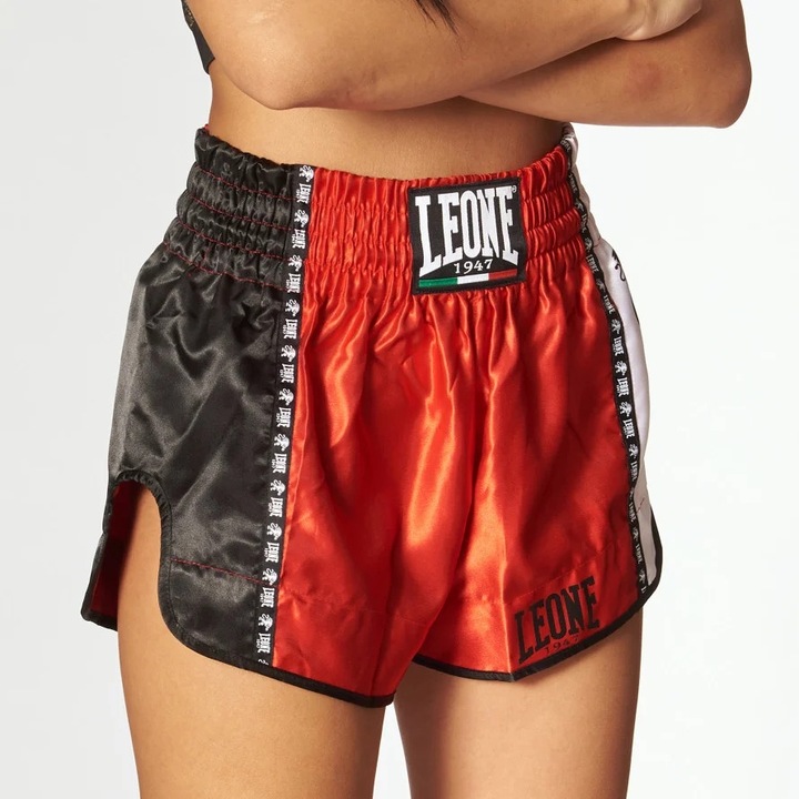 Short Kickboxing Leone Rosu, Rosu