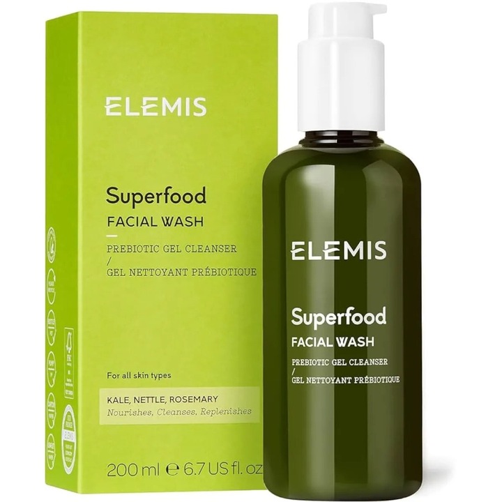 Elemis Superfood Arclemosó-tisztító gél arcra omega komplexszel