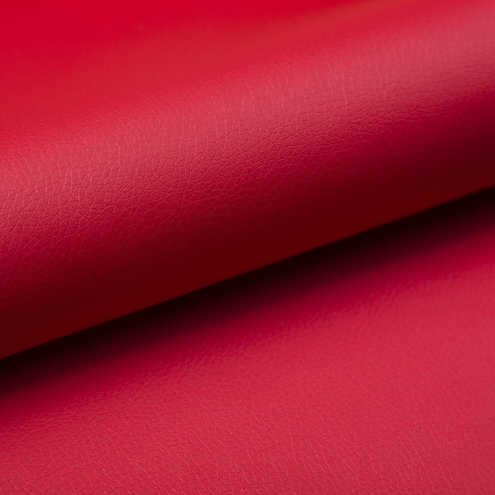 Piele ecologica, Imitatie de piele naturala, Piele sintetica, Piele artificiala, Rosu, 100 x 140 cm, Tusi Leather