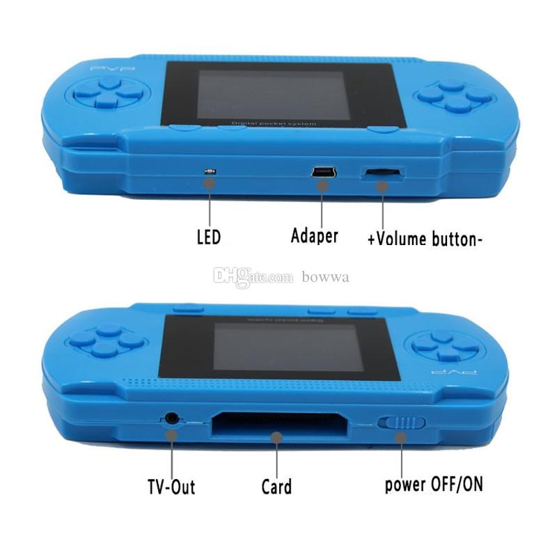 Consola Retro Jocuri Portabila PVP Station game cu 2 Card Jocuri verde pal
