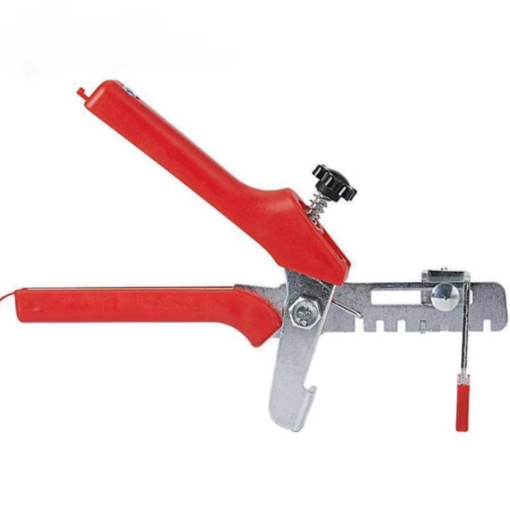 Cleste pentru nivelare placi ceramice Macomi™, metal si plastic, 23x16x4 cm, otel inoxidabil, Rosu