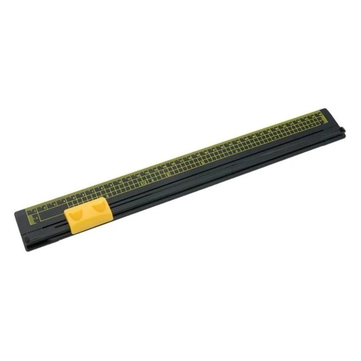 Nyland® fekete papírvágó vonalzóval 32 cm