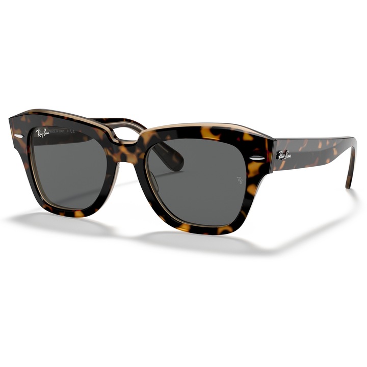 Ray Ban, Ochelari de soare Wayfarer Blocky, 49-20-145, Maro inchis