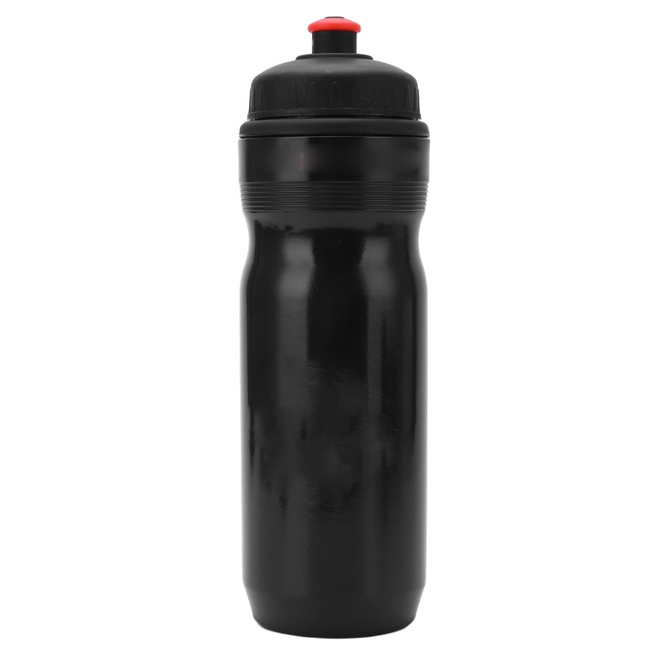 Jormftte sportpalack 700ml, kupakos kivitel, LDPE anyag, könnyen tisztítható, fekete