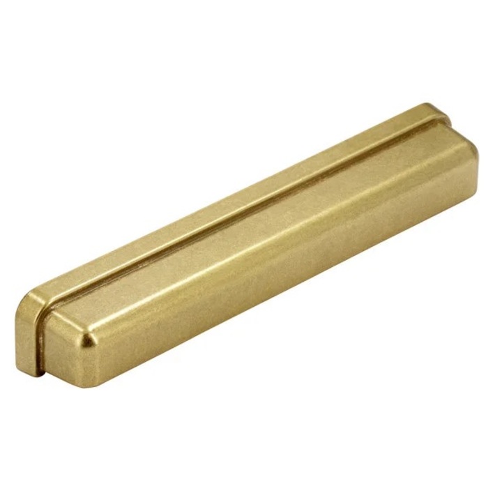 Maner mobilier, metal, auriu vintage, 174×26×26mm