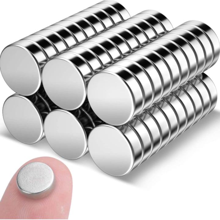 BladePRO® neodímium mágnes, 10 darabos készlet, 7x2 mm, Ideális megoldás hobbihoz és kézműves foglalkozásokhoz