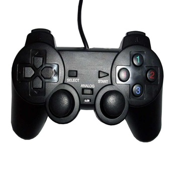 Gamepad cu fir, 703B, USB, compatibilitate PC WIN98/ME/2000/XP/VISTA Gamepad cu fir, 703B, USB, compatibilitate PC WIN98/ME/2000/XP/VISTA