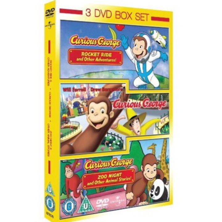 Curious George - The Movie / Curious George - Rocket Ride And Other Adventures / Zoo Night And Other [DVD]
