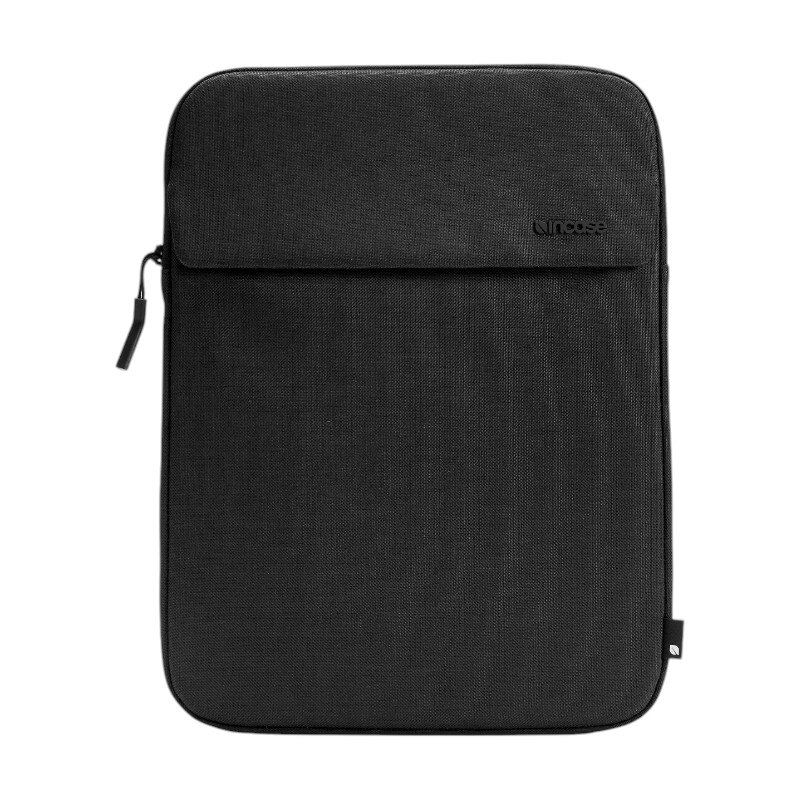 Husa laptop InCase Crosstown cu Woolenex, rezistenta la apa, neagra, 34x25.5x2cm