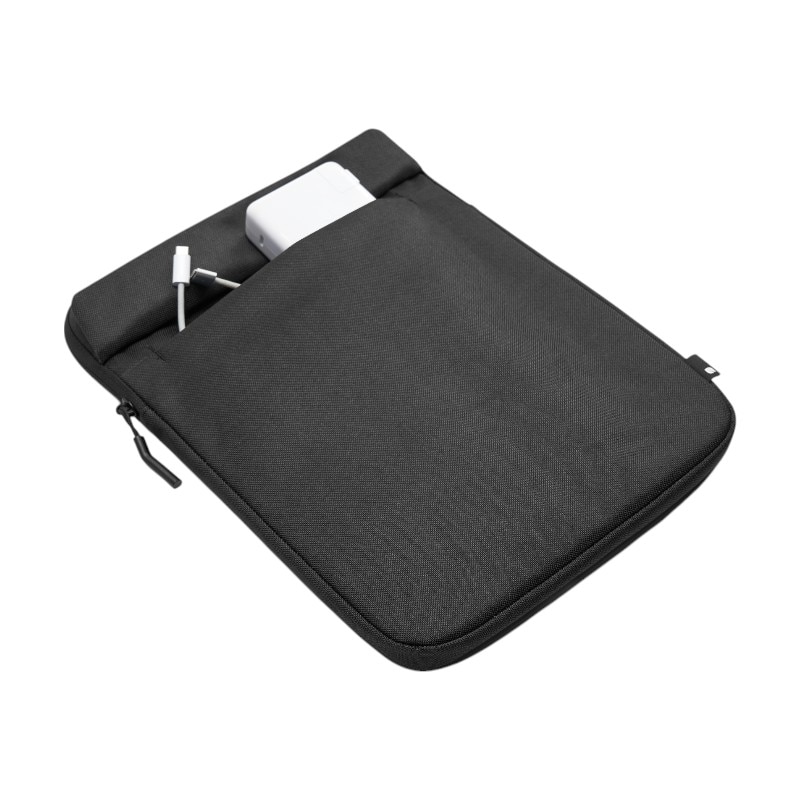 Husa laptop InCase Crosstown cu Woolenex, rezistenta la apa, neagra, 34x25.5x2cm