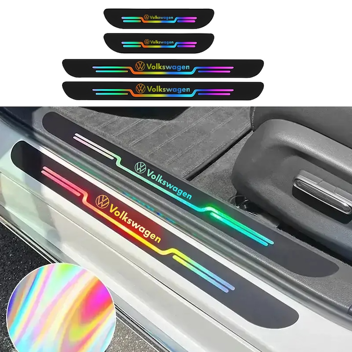 Комплект от 4 протектора за прагове Volkswagen Laser, за vw Golf Passat Tiguan Polo T Cross T Roc id3 id4 аксесоари