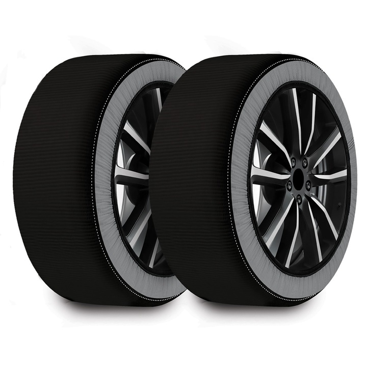 Lanturi auto textile, huse antiderapante 275/35 R19, DAC Easy GO 3D, omologate, L