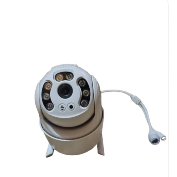 Camera de supraveghere portabila V380 PRO cu panou solar 10W, acumulator 10000mAh, cartela SIM, conexiune 4G, 4MP dual, 10X digital ZOOM, rotire automata, PTZ, PIR, alarma miscare, microfon, doua zone supraveghere, night vision, IP66, sirena built-in
