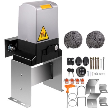 Kit automatizare poarta culisanta cu lant de 6 m, max 1497 kg, Lungime max 12 m, 4 x Telecomanda, 750 W, viteza 13 m/min, senzor infrarosu, control APP WiFi Kit automatizare poarta culisanta cu lant de 6 m, max 1497 kg, Lungime max 12 m, 4 x Telecomanda, 750 W, viteza 13 m/min, senzor infrarosu, control APP WiFi