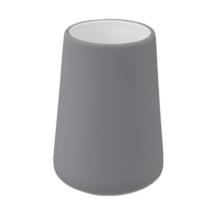 Pahar baie, gri, Suport pahar, 11 cm