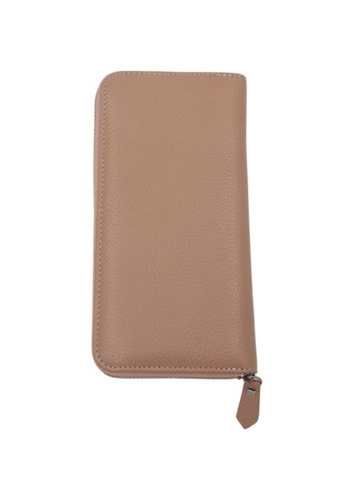 Portofel dama din piele naturala, HASSION, B02, light pink