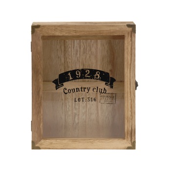 Cutie din lemn, pentru chei, Country club 1928 Cutie din lemn, pentru chei, Country club 1928
