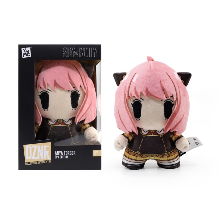 Yume Toys DZNR - Плюшена фигурка Spy X Family: Anya Forger, 18 см