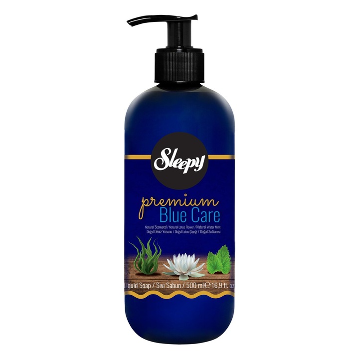 Течен сапун Sleepy Premium Blue Care Lotus, 500 мл