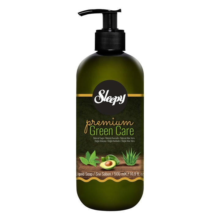 Течен сапун Sleepy Premium Green Care Natural Aloe Vera 500мл