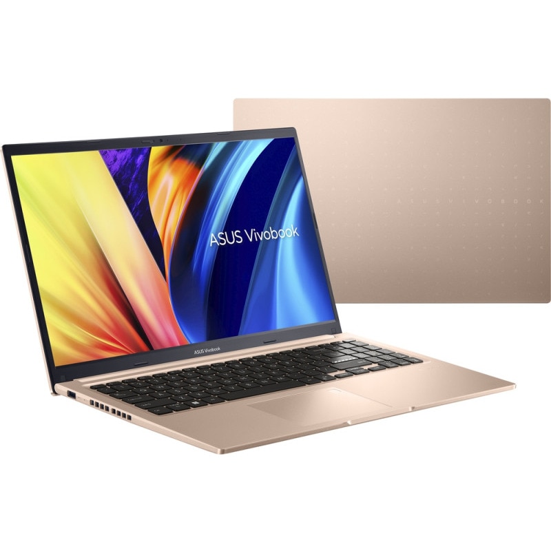 Laptop ASUS 15.6'' Vivobook 15 1504ZA, FHD, Procesor Intel® Core™ i3-1215U (10M Cache, up to 4.40 GHz, with IPU), 6 nuclee, 40 GB DDR4, 1 TB SSD, GMA UHD, No OS, terra cotta